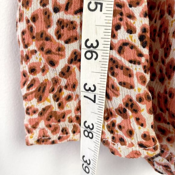 Vintage Patchwork Dress Small Oversized Floral Animal Print Leopard Grunge Indie - Picture 10 of 10